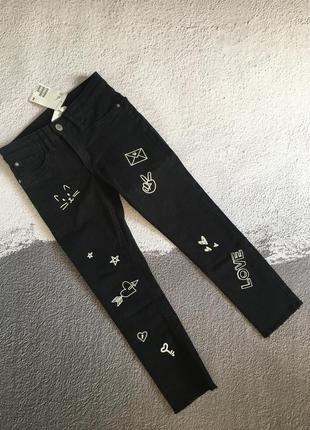 Штани з твілу skinny fit 6/7 років 122 см (0575154001)2 фото