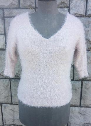 Трендовий фірмовий ніжний світерок пухнастик, травичка (f&f)