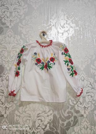 Вишиванка на дівчинку 3-6 років