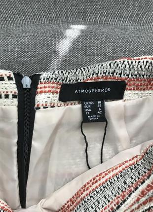 Твидовая юбка в стиле этно с натуральной подкладкой3 фото
