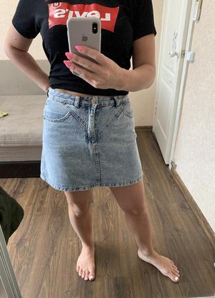 Юбка джинсовая stradivarius