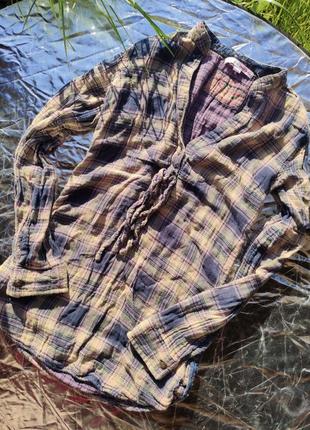 Сорочка туніка в клітку tally weill xs