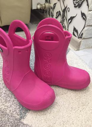 Резиновые сапоги crocs