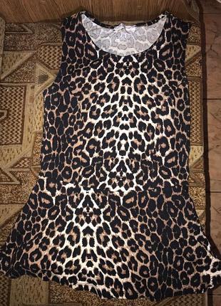 Майка с баской, топ