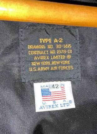 Куртка а-2 avirex made in usa3 фото