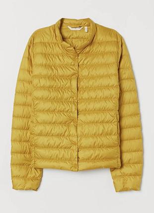 Жіноча куртка жовтого кольору h&m