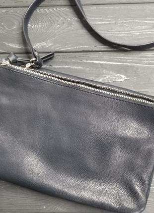 Шикарная кожаная сумка cross-body7 фото
