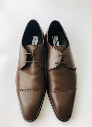71! мужские кожаные туфли jean-louis scherrer. франция