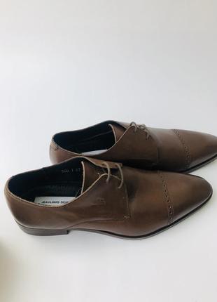 71! мужские кожаные туфли jean-louis scherrer. франция