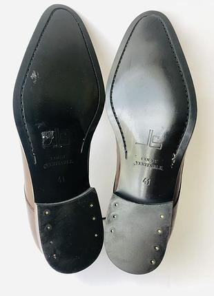 71! мужские кожаные туфли jean-louis scherrer. франция