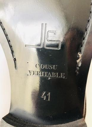 71! мужские кожаные туфли jean-louis scherrer. франция