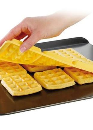 Форма для випічки 6 вафель tescoma delícia silicone арт. 629342