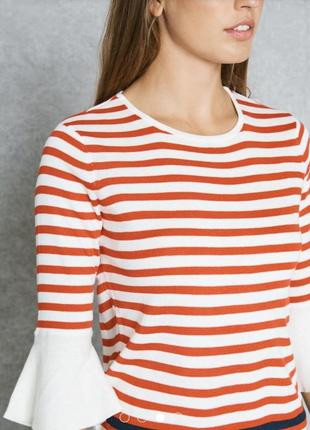 Смугастий светр ✨mango✨ в смужку3 фото