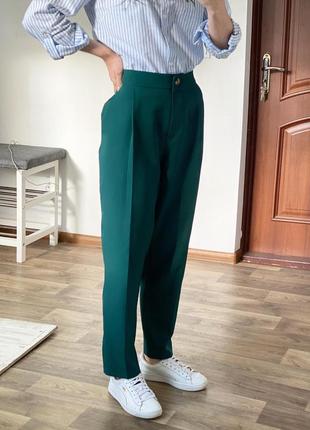 Шикарные брюки зелёного цвета new look7 фото