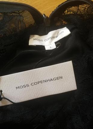 Кружевное платье миди moss copenhagen4 фото