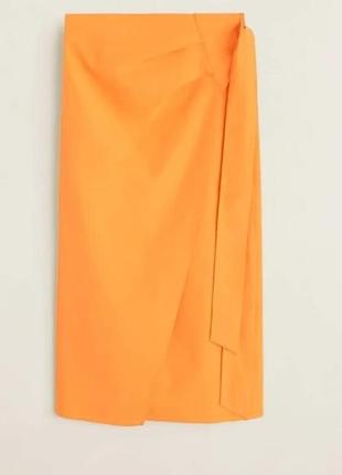 Яркая юбка из хлопка mango7 фото