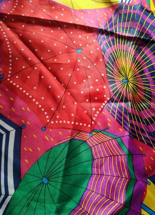 Очаровательный платок зонты зонтики.3 фото