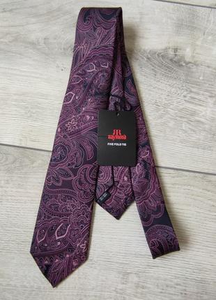 Шикарный оригинальный шёлковый галстук raymond1 фото