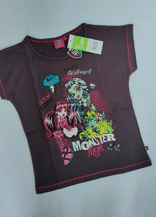 Яскрава футболка для дівчинки monster high, 140 см, на 10 років