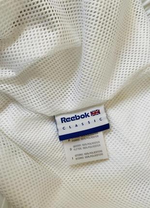 Винтажная белая куртка на замке reebok9 фото