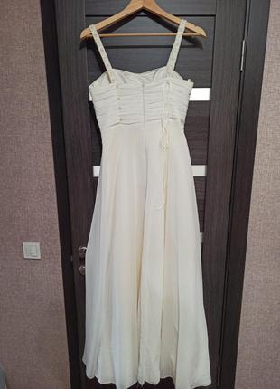 Платье свадебное,выпускное 46р(есть дефект)2 фото