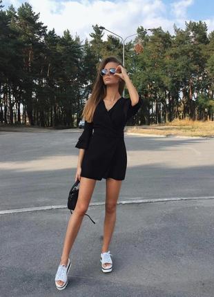Комбінезон, ромпер, плаття на запах, з рюшами, спідниця-шорти bershka