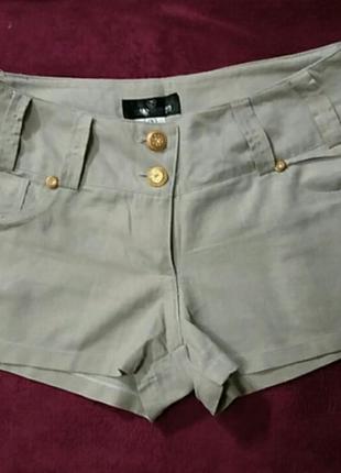 Шорты льняные