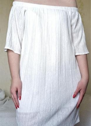 Нежное белое платье2 фото