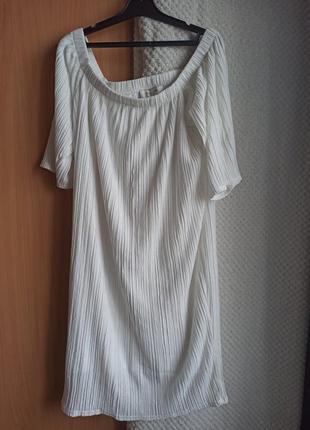 Нежное белое платье4 фото