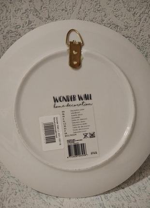 Декоративная керамическая тарелка на стену2 фото