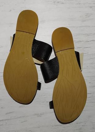 🛍️ кожаные maluo original  шлёпанцы шлёпки сандалии босоножки9 фото