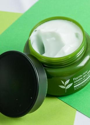 Увлажняющий крем с семенами зеленого чая farmstay green tea seed moisture cream 100 мл2 фото