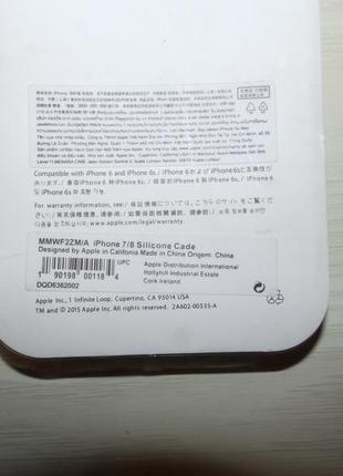Чехол silicone case apple iphone 7/85 фото