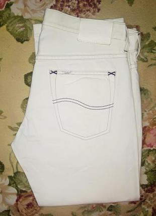 Джинсы женские укороченные брюки " lee "4 фото