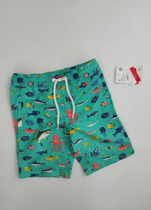 Яскраві легкі швидковисихаючі бірюзові шорти palomino, 98 см, на 3 роки