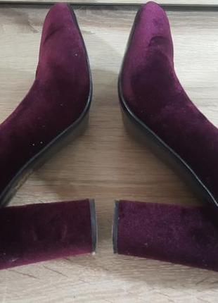 Мега  трендовые -бархатные стильные туфли "fiore"    40