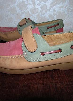Sterling & hunt~ туфли топсайдеры полностью кожа~ р 39