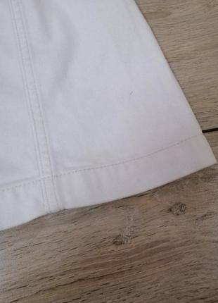 Белая джинсовая юбка спідниця topshop moto2 фото