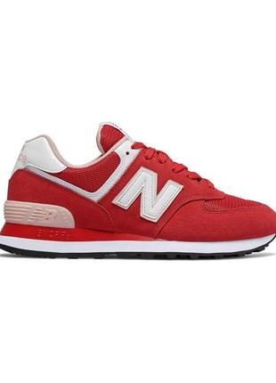 Оригинал new balance кроссовки женские красные 574 мод  wl574vdr нью беланс8 фото