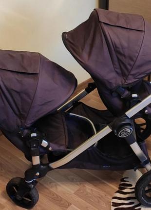 Коляска для двійнят baby jogger city select3 фото