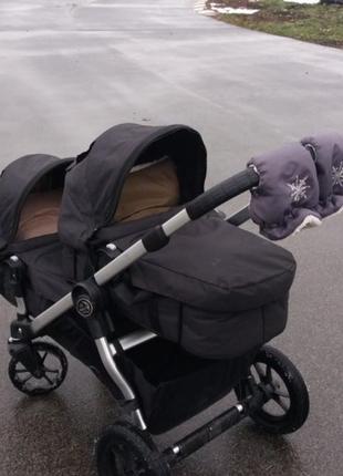 Коляска для двійнят baby jogger city select7 фото