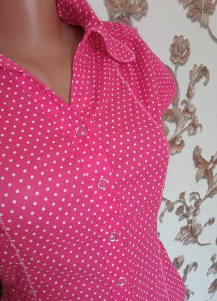 Блуза в горошек 5