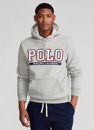 Худи polo ralph lauren fleece-lined double-knit hoodie, размер m8 фото