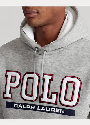 Худи polo ralph lauren fleece-lined double-knit hoodie, размер m6 фото