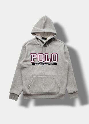 Худи polo ralph lauren fleece-lined double-knit hoodie, размер m