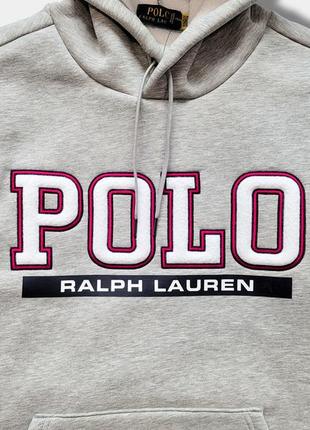 Худи polo ralph lauren fleece-lined double-knit hoodie, размер m2 фото