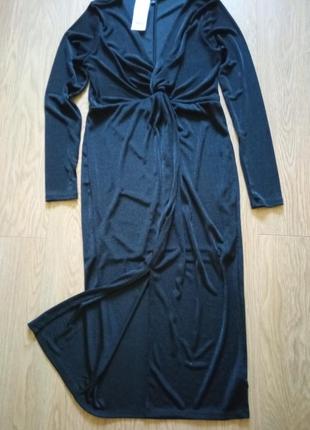 Шикарне вечірнє плаття з довгим рукавом miss selfridge6 фото