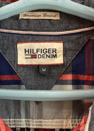 Рубашка tommy hilfiger в клетку3 фото