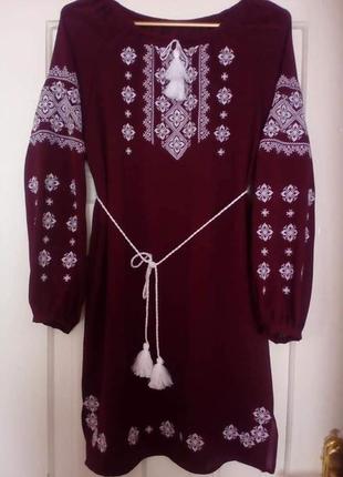 Сукня вишиванка з шифону