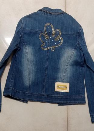 Джинсовая куртка в стиле van cleef